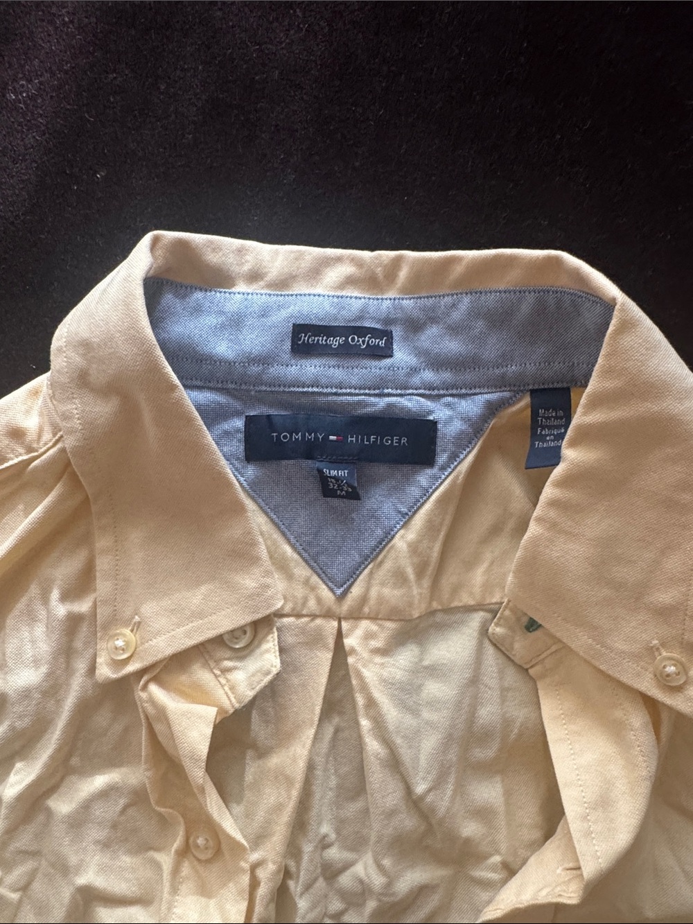 Tommy Hilfiger Light Yellow Button-Down Shirt